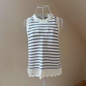 J. Crew Factory Striped Sweater Vest